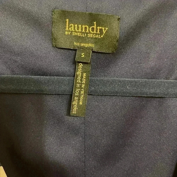 Laundry Shelli Segal Patterned 3/4 Sleeve Faux Wrap Dress Size S - Picture 9 of 14